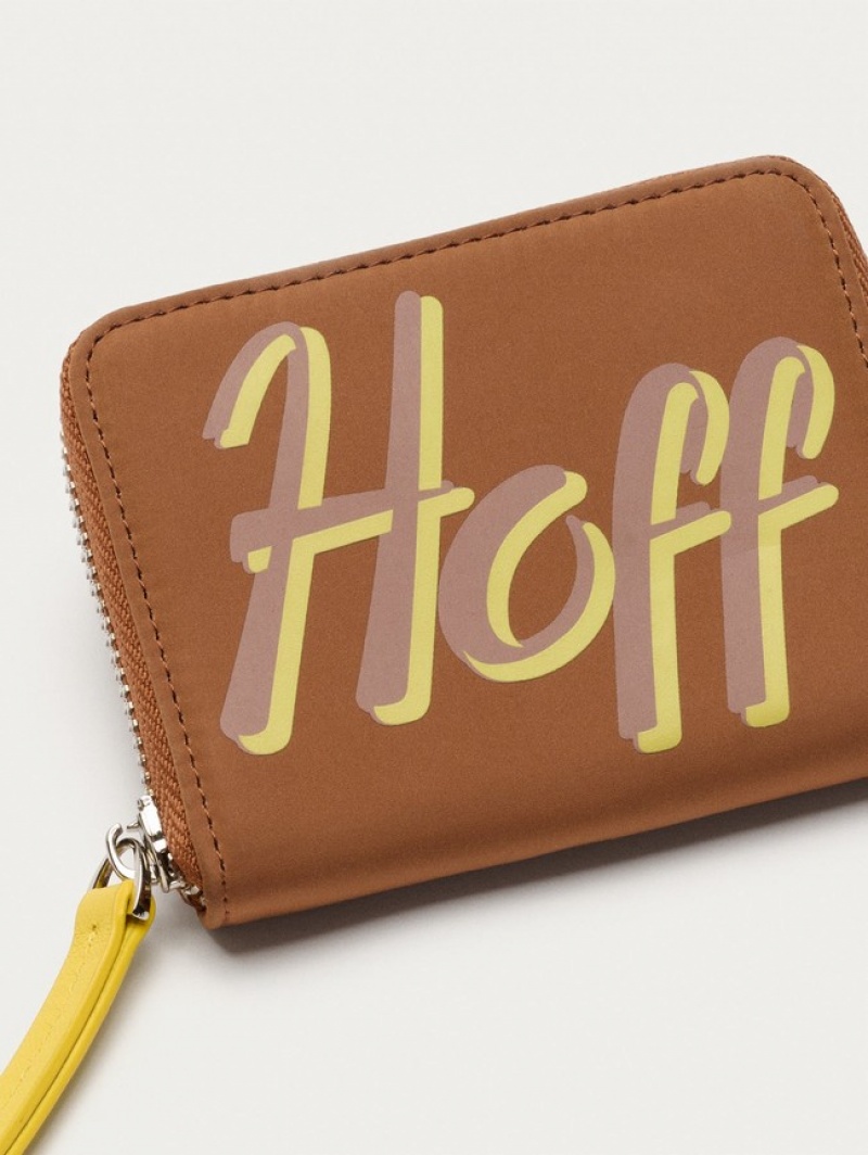 Hoff Nylon Logo Lommebok Dame Khaki | 42971-LURK