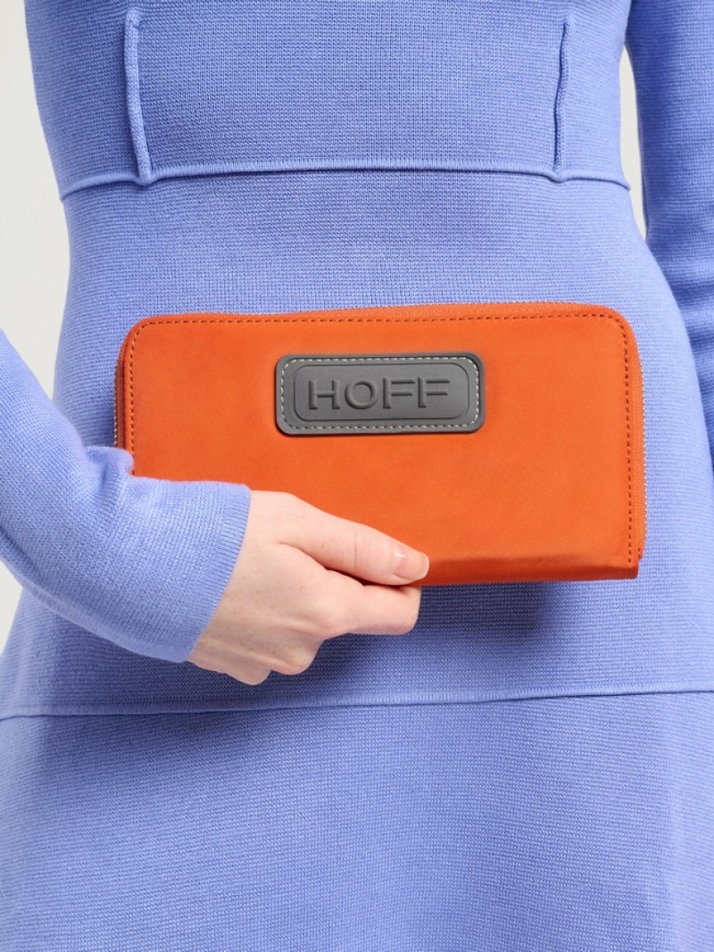Hoff Nylon Lommebok Dame Rød | 42198-NHTB