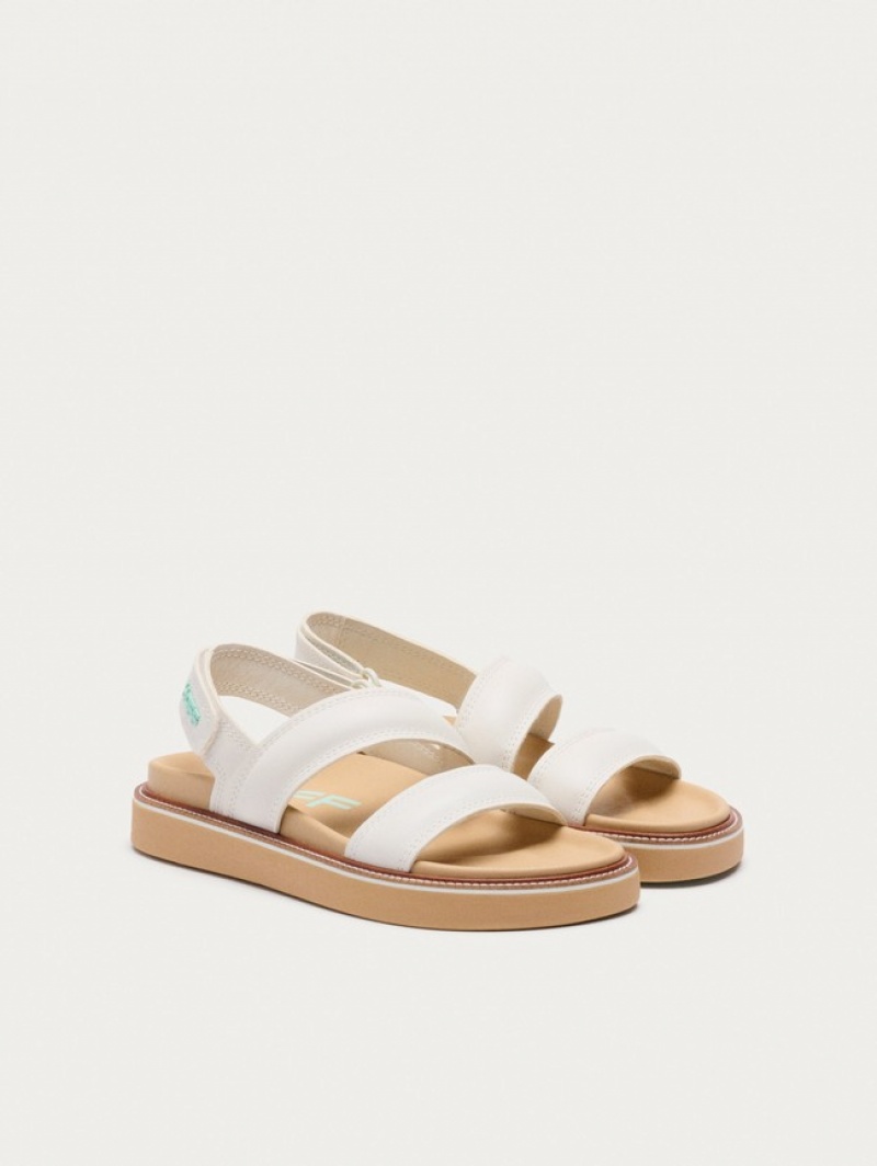 Hoff Off White Road Sandaler Dame Hvite | 24789-WORV