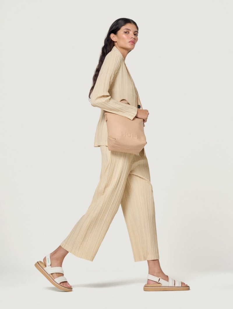 Hoff Off White Road Sandaler Dame Hvite | 24789-WORV