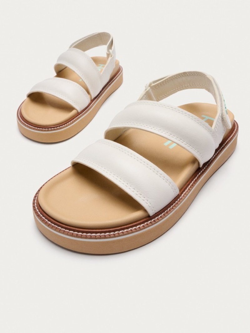 Hoff Off White Road Sandaler Dame Hvite | 24789-WORV