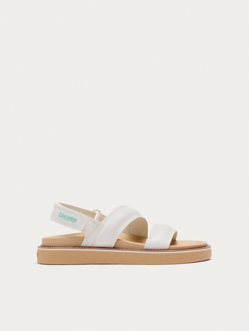 Hoff Off White Road Sandaler Dame Hvite | 24789-WORV