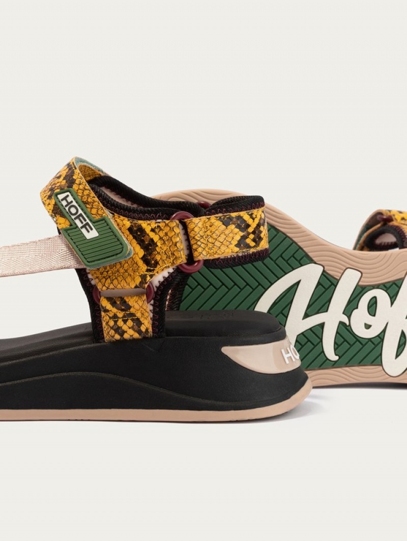 Hoff Palawan Sandaler Dame Svarte | 24573-ERYW