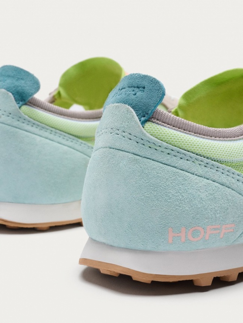 Hoff Peacock Joggesko Dame Grønn Grå | 14236-KNVW
