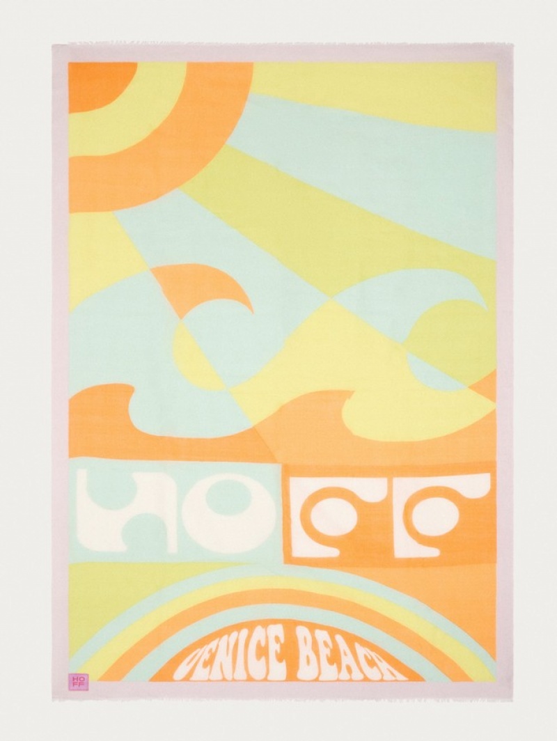 Hoff Printed Foulard Yard Skjerf Dame Multicolor | 43571-GOKU