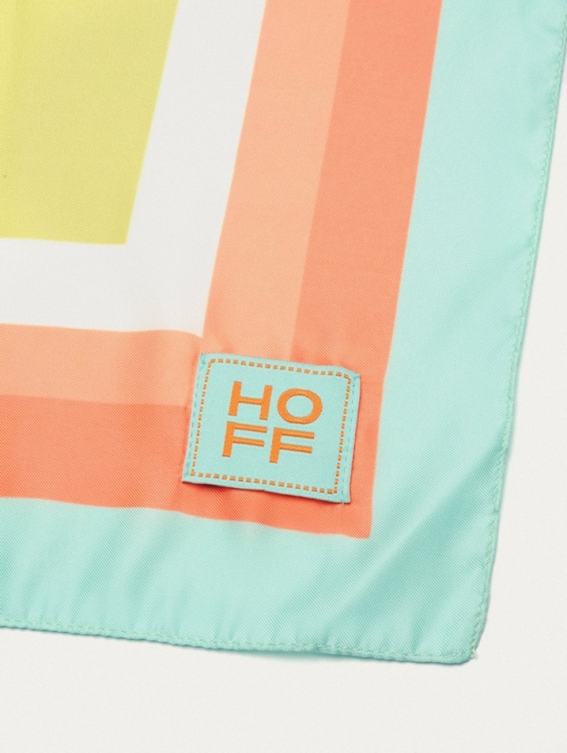 Hoff Printed Foulard Yard Skjerf Dame Multicolor | 87523-PGAE