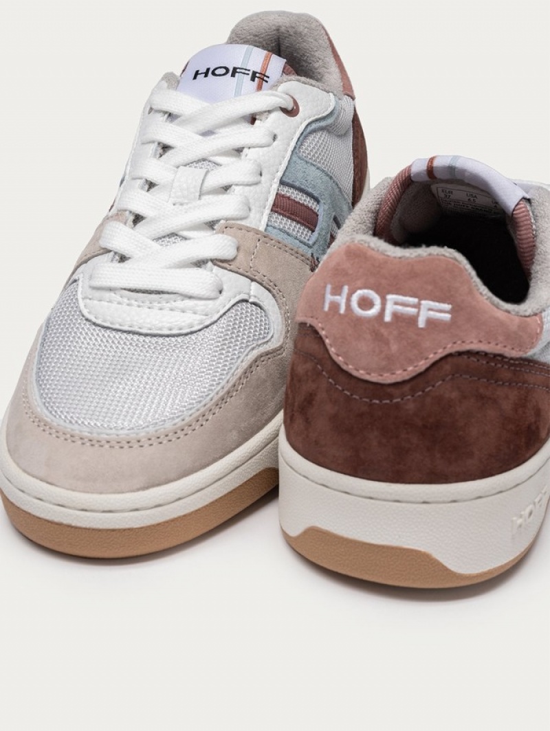 Hoff Rådhuset Joggesko Dame Hvite Grå | 95673-FNMG