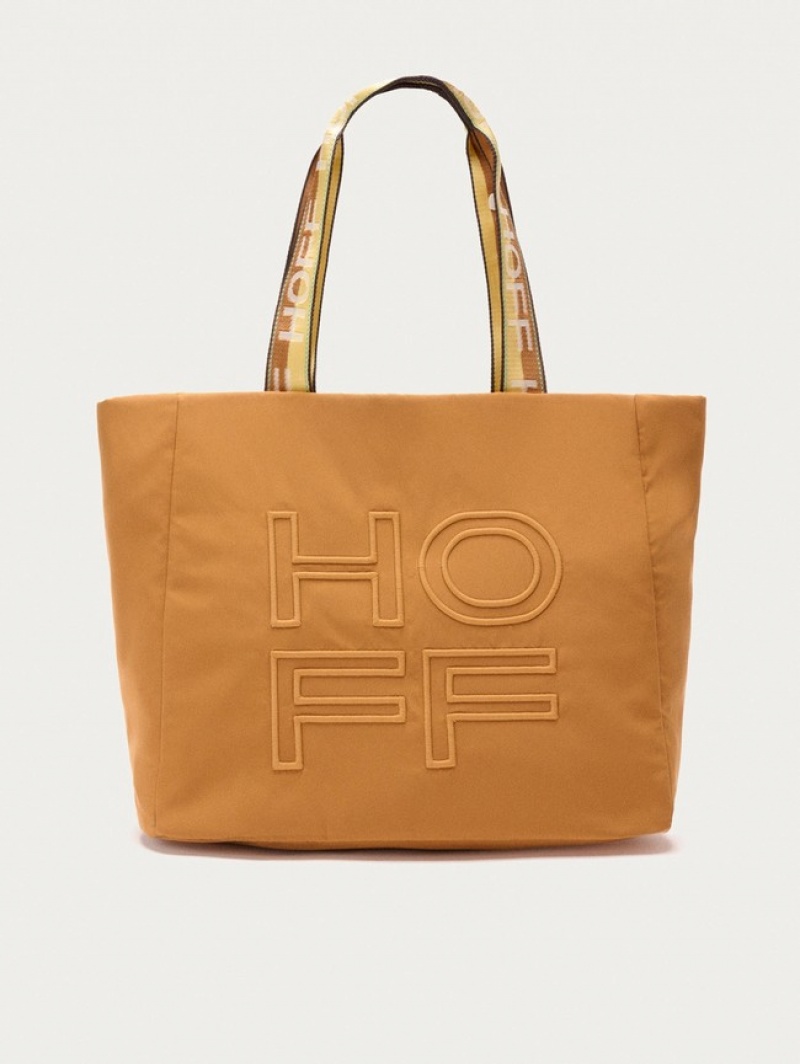 Hoff Shopper Nylon Arch Vesker Dame Brune | 30178-PCNT