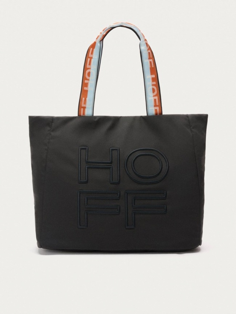 Hoff Shopper Nylon Arch Vesker Dame Svarte | 37925-ONQZ