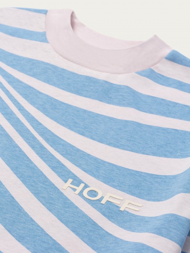 Hoff Tarifa T-skjorte Dame Blå Grå | 68395-LVGP