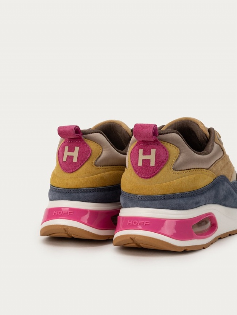 Hoff Toronto Bay Joggesko Dame Marineblå Brune | 94671-NBUX