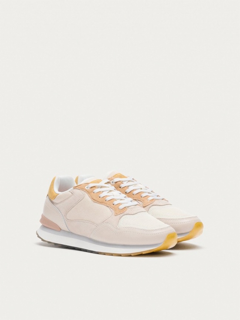 Hoff Toulouse Joggesko Dame Beige Hvite | 04569-JEYD